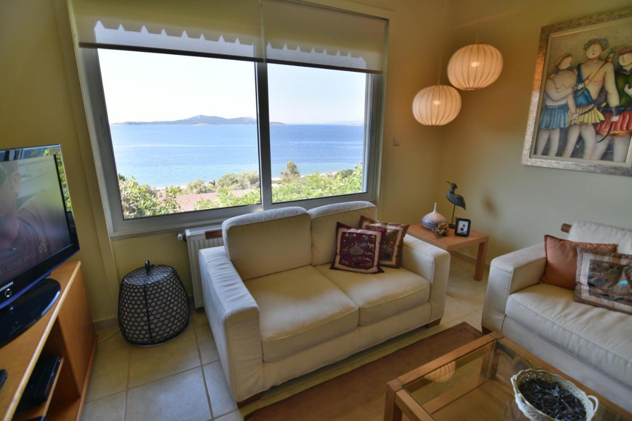 Blue Bay View - Beach House Vathirrevma Екстериор снимка
