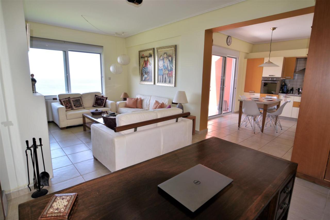 Blue Bay View - Beach House Vathirrevma Екстериор снимка